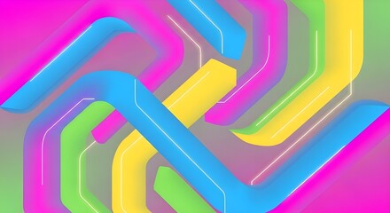 abstract background with colorful lines