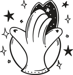 Obraz premium Solid black background texture empty space for design element