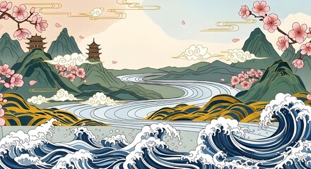 vector illustration of a christmas tree