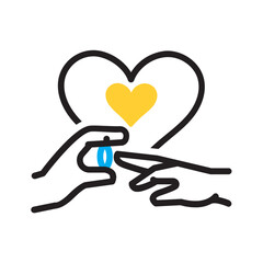 Vector multi color icon for Proposal