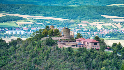 A view of Rothenburg near Kelbra at Kyffhaeuser