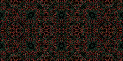 Intricate Ornamental Kaleidoscope Background. background luxury. Gothic Retro Abstract Ornamental Background. Woven Luxury Abstract Geometric Background. Ornate Dark Red Wallpaper