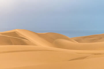 Le Désert Du Namib rencontre l'Océan Atlantique en Namibie