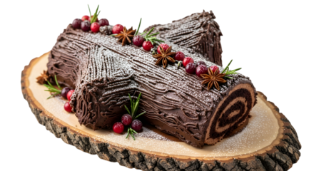 Mountains at sunrise with sun rays isolated on transparent background