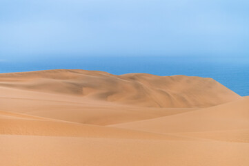 Le Désert Du Namib rencontre l'Océan Atlantique en Namibie
