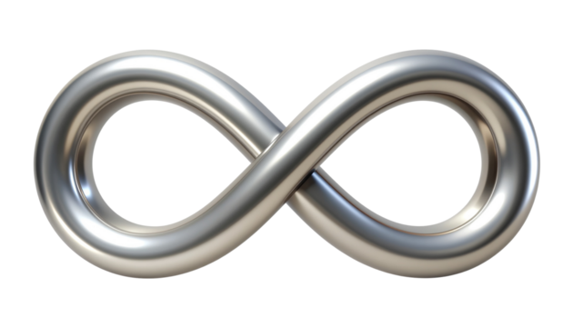 3d infinity symbol