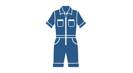 Blue Jumpsuit Illustration A Stylish and Practical Garment.