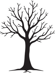 Fototapeta premium Black Tree Silhouette Bundle
