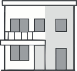 Various types of houses
