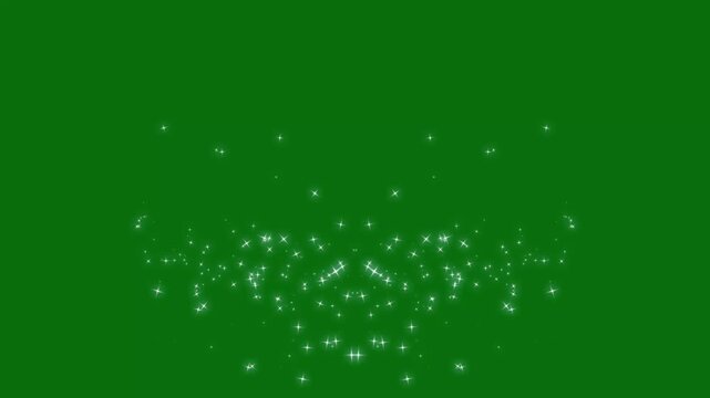 cartoon glitter stars line, magic glitter line stars, glitter star sparkle effects, fairy dust wand glitter, stars trail transition, white blinking stars, flat vector doodle sparkle animation