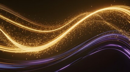 abstract background with glowing lines