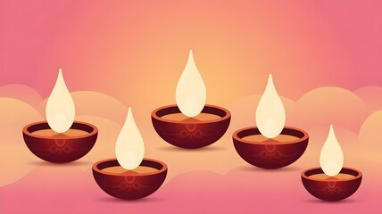 burning candle in the form of heart