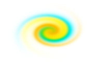 Abstract Swirl of Vibrant Colors on Transparent Background A Dynamic Design Element for Modern Projects and Creative Works