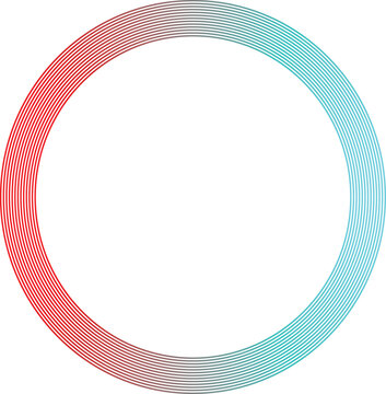 Gradient Circular Ring Logo - Modern Branding, Colorful Gradient Ring Design

