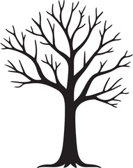 Fototapeta premium Black Tree SVG Bundle