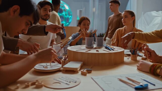 Immersive multisensory hobby moments in a tactile, world-building space