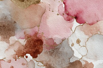 watercolor grainy texture blending earthy pink and sand tones, organic abstract mood