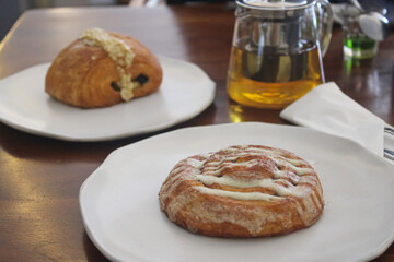 Gourmet Pastries and Tea for Breakfast