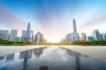 Skyscrapers in the city of technology, China is Shenzhen.