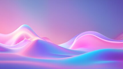 Rainbow Tone Fluid Gradient Background with Seamless Color Blend – Vibrant Abstract Design