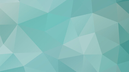 Fototapeta premium Light Blue Green Polygonal Background Abstract Geometric Pattern Design Vector Template Wallpaper