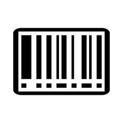 🇺🇸 USA-made barcode label with a red strip sign for retail sale and business pricing data illustration