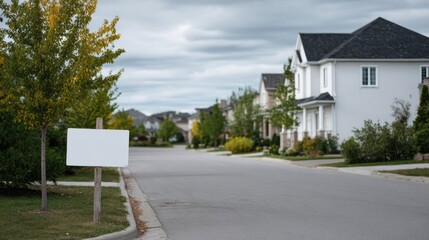 Suburban tranquility whispers through the autumn breeze, capturing the essence of neighborly warmth, perfect for Quiet Day festivities