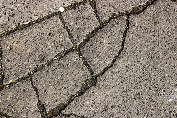 cracked asphalt texture