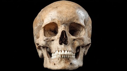Obraz premium skull on black