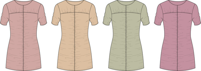 Variety of Fashionable Dresses A Spectrum of Colors and Styles for Every Occasion