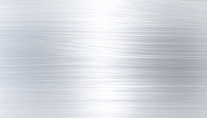 Abstract, Textured Background of Pale, Luminous Silver with Horizontal Lines