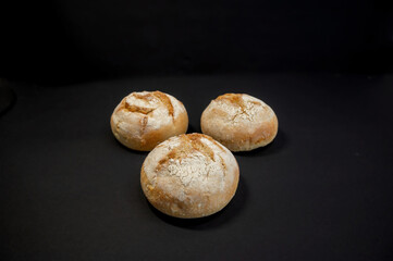 Homemade whole grain freshly baked buns