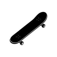 Skateboard vector illustration on white background design element