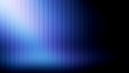 Abstract Blue Vertical Stripes with Light Gradient and Shadow background