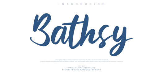 A classy cursive typeface with graceful curves and a refined calligraphic touch, ideal for formal designs.