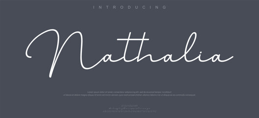 A smooth and elegant handwritten font with a natural signature flow, perfect for branding, logos, and invitations.