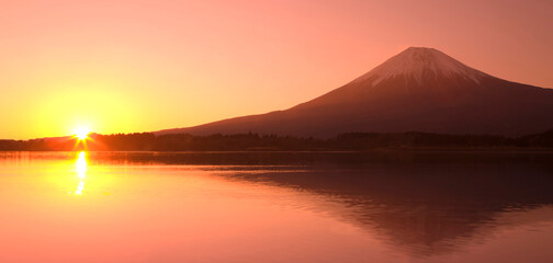富士山　日の出