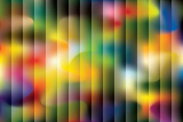 The abstract vertical blur streaks create an organic, colorful blend evoking a modern vibe