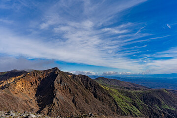 Fototapeta premium 秋の登山 Autumn mountaineering 