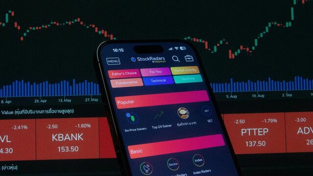 stock market and business  - Powered by Adobe