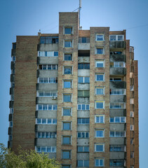 High-Rise Apartment Building Facade