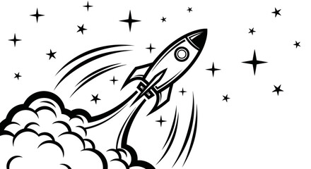 Stylized whisk illustration with intricate curves and a modern aesthetic