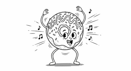 Stylized whisk illustration with swirling motion and culinary elements