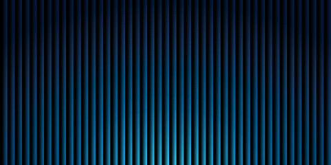 Obraz premium Vibrant blue vertical lines pattern with gradient light, abstract modern background texture design