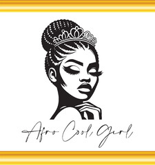 African woman silhouettes 