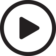 Play Button Triangle Media Icon