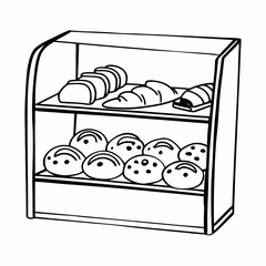 Cozy Coffee & Pizza Moments - Minimal Line Illustration Set EPS10, Warm Everyday Comfort with Brews and Slices, Hygge Vibes Collection