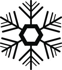 Snow Flake icon. Minimalist winter symbols. Abstract geometric vector graphic element for New Year design. Crayon hand drawn snow flake collection. Isolated linear snow flake pictogram collection.