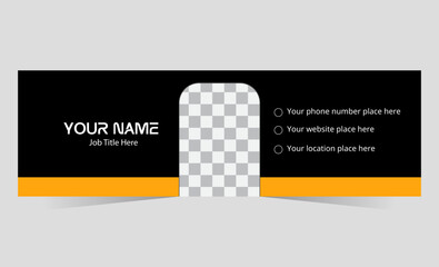 Email signature design