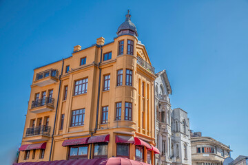 Fototapeta premium Touristic Hamamonu houses and streets in historical Ankara Türkiye 17.09.2025